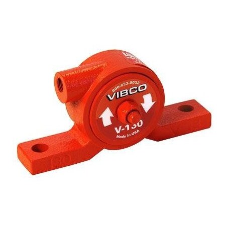 Vibco Pneumatic Vibrator, 80 lb, 19,000vpm, 60psi V-130
