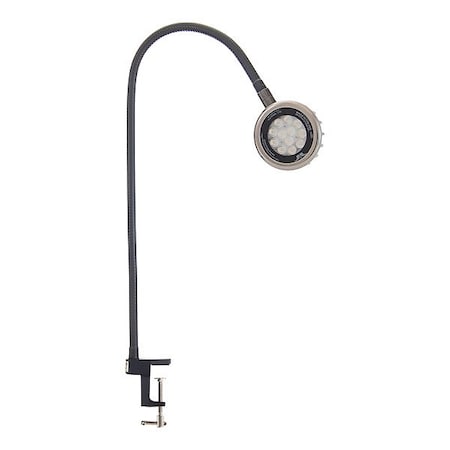 O.C. White Co Spot Light, Gooseneck, 18 W, Black LED-CD33-30-120V