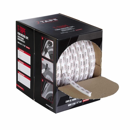 Jtape Unlimited T-TAPE FOAM MASKING TAPE 2/5 in X 81 ft 1019.1025