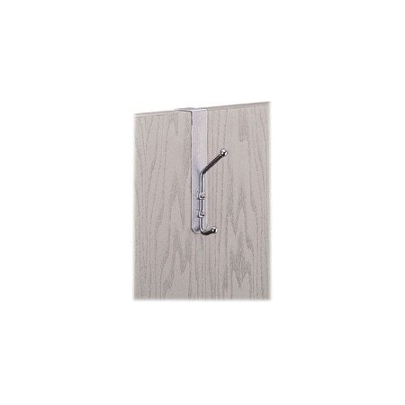 Safco OverTheDoor Coat Hook, ChromePlated S 4166