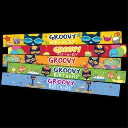 Teacher Created Resources Pete The Cat Birthday Slap Bracelets, 6PK TCR62007-6
