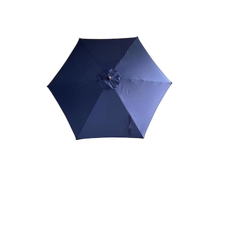 Living Accents 9 ft. Tiltable Navy Blue Market Umbrella YQ101BK-NY