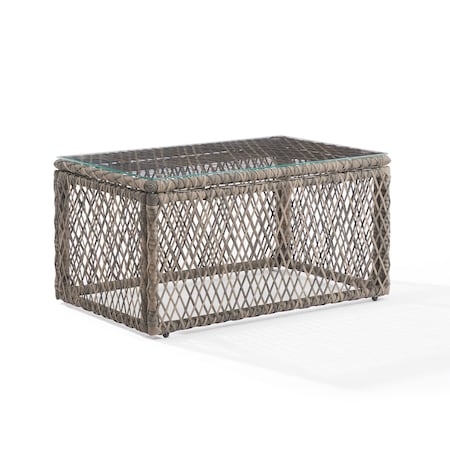 Crosley Granite Bay Wicker Outdoor Coffee Table CO6282-ST