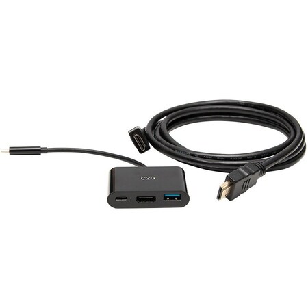 C2G USB C Mini Docking Station Kit for Chromebook - 6ft HDMI Cable Included C2G54476