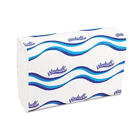 Windsoft Embossed C-Fold Paper Towels, 10.1 x 13.2, White, 200PK WI31094