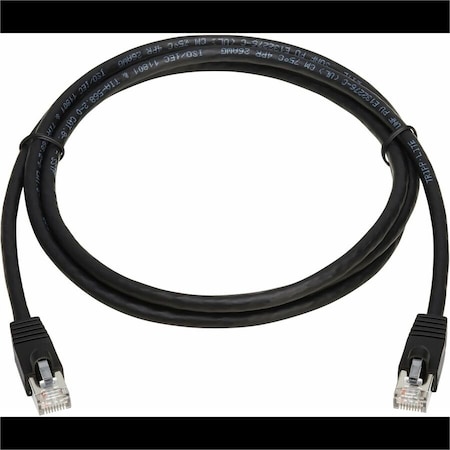 Eaton Tripp Lite Series Cat8 40G Snagless SSTP Ethernet Cable RJ45 M/M, PoE, Black, 6 ft. 1.8 m N272-F06-BK