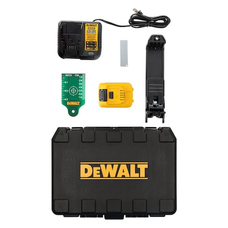 Dewalt 12V MAX* 2 Spot Cross Line Green Laser DW0822LG