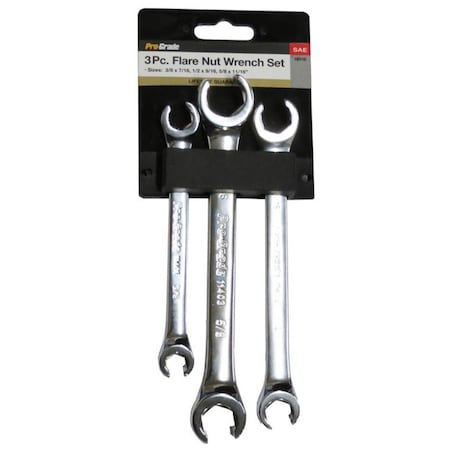 Cromo SAE Flare Nut Wrench Set - 3 Piece CR3309173