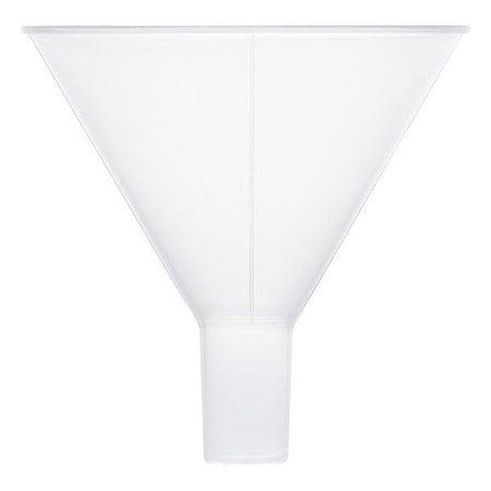 Zoro Select Lab Funnels, Polypropylene, Colorless, PK6 57223