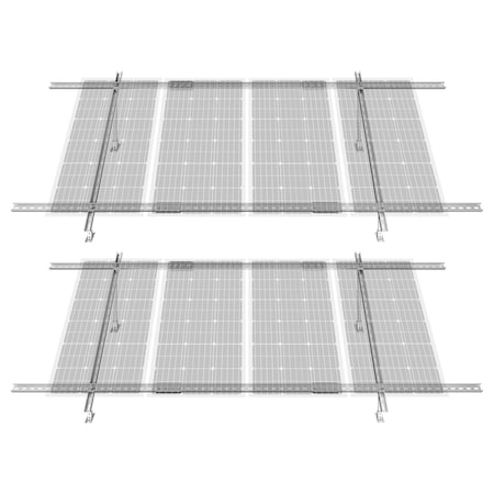 Vevor 2 Sets Multi-Pieces Solar Panel Mounting Brackets 30 deg -60 deg Adjustable, 2PK SF-SS-SKU7