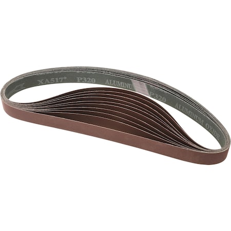 Grizzly 1" x 30" A/O Sanding Belt 320 Grit, 10PK T26634