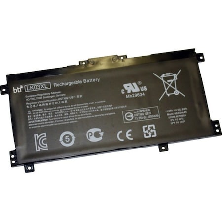 Battery Technology Replacement Battery For Hp Envy 17-Ae000, 17-Ae100, 17T-Ae000,  LK03XL-BTI