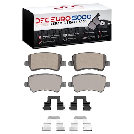 Dfc 5000 Euro Ceramic Disc Brake Pad Set,  1600-1307-01
