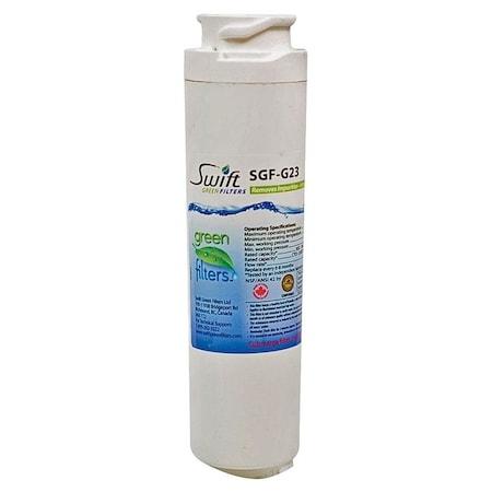 Swift Green Filters SWIFT GREEN FILTERS SGF-MSWF/G23 Refrigerator Water Filter, 0.5 gpm SGF-MSWF/G23