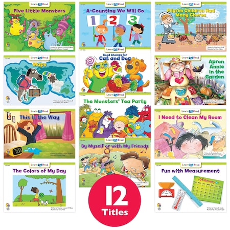 Creative Teaching Press Learn to Read Variety Pack 11, Level E-F, 12 Titles 18038