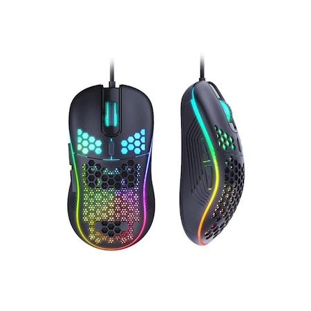 Sanoxy USB RGB Gaming Mouse, Honeycomb Lightweight Programmable Wired Gaming Mouse 7200DPI SANOXY-USB-HNY-MS