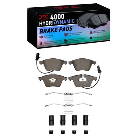 Dfc 4000 HybriDynamic, Disc Brake Pad Set,  4000-0915-12