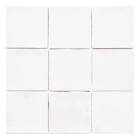 Andova Tiles Jenae 4-in. Zellige Glossy Ceramic Wall Tile (5.38 Square Feet Per Box) ANDJEN1335