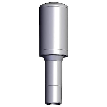 Smc Pneumatic Silencer, Resin Body, 3/8" AN20-C11