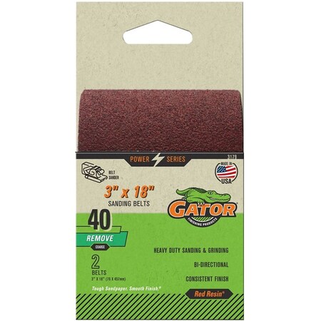 Ali GATOR 3X18 AO BELT 40, 2PK 3179
