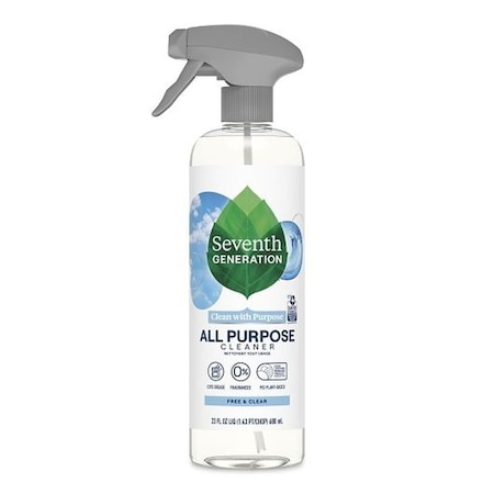 Seventh Generation Free and Clear All Purpose Cleaner, 23 Ounce, 8PK 67872714Â