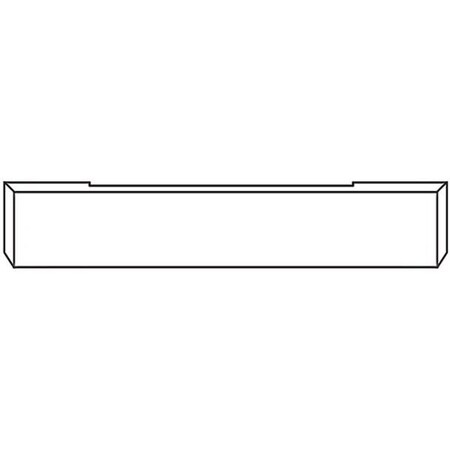 Replacement For Peterbilt 362 Year 1988 20 In Chrome Boxed End Bumper 10 Gauge