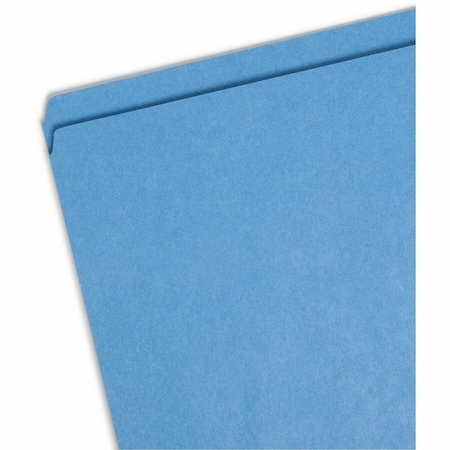 Smead File Folders, Blue, PK100 SMD12010