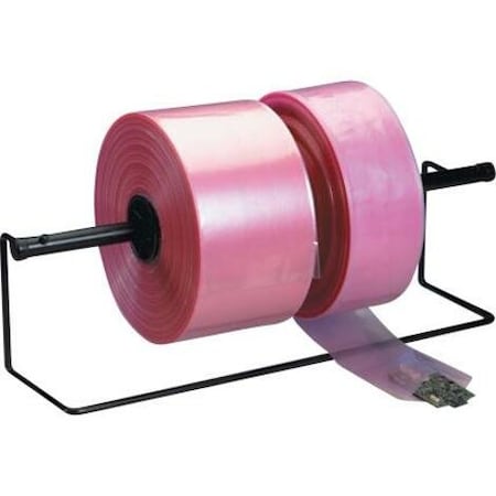 Partners Brand Anti-Static Poly Tubing, 4 Mil, 2" x 1075', Pink, 1/Roll PTAS0204