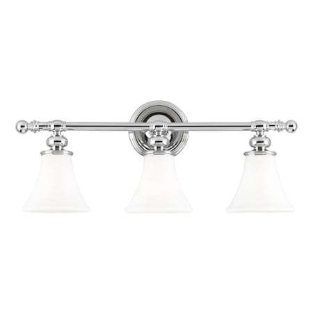 Hudson Valley Lighting Weston 3 Light Bath And Vanity 25 In. Polished Nickel 4503-PN