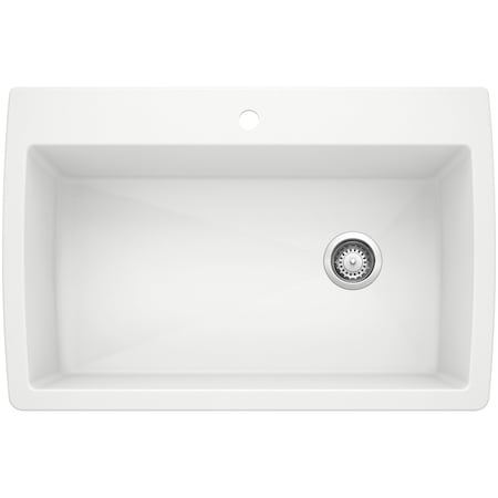 Blanco Diamond Super Single Dual Deck, White 440195