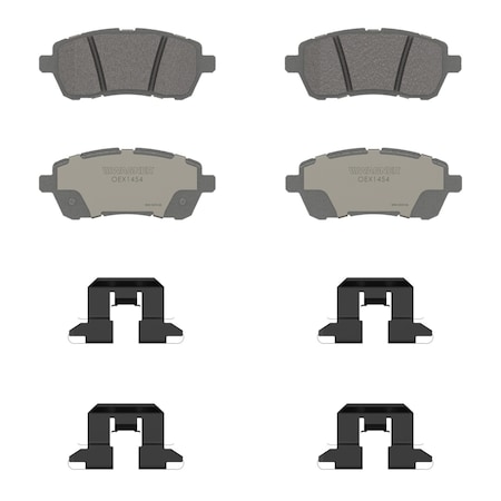 Wagner Brake OEX Front Disc Brake Pad Set Premium Ceramic, OEX1454