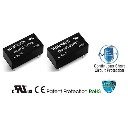 Mornsun DC/DC Unregulated Power Supply Module B0505D-2WR2