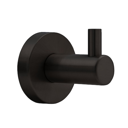 Geo Contemporary Single Robe Hook Matte Black Finish GBA-GBSRH-MB