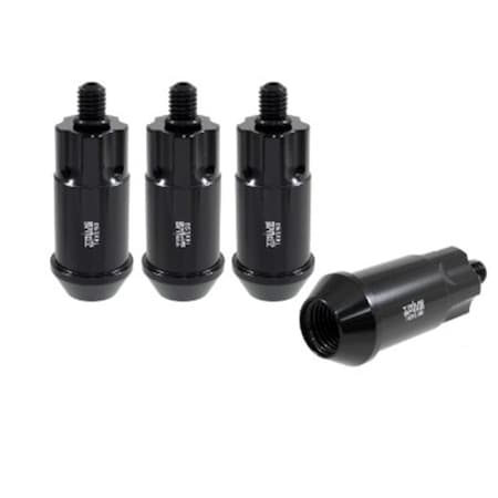 True Spike LG0973BK Forged Steel Lug Nuts, Black TSL-LG0973BK