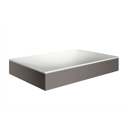 Axor Suite Sinks Square Sink without Overflow, 23 5/8" x 15 3/4" in Brushed Black Chrome 42004340