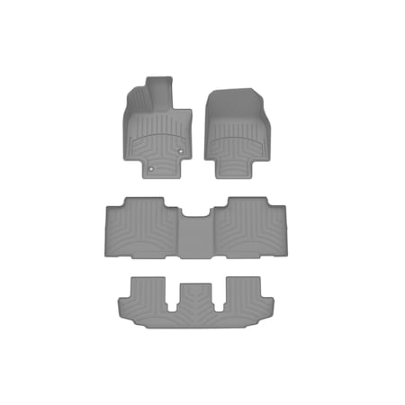 Weathertech Grey, Front and Rear and Rear FloorLiner HP 461609-1-4-3IM