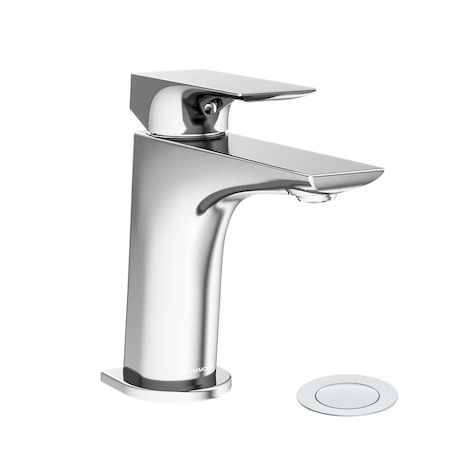 Symmons Verity Single-Hole Single-Handle Bathroom Faucet with Push Pop Drain (1.0 GPM) SLS4912PP