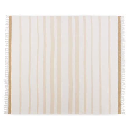 Picnic Time Family Of Brands Oceanside Beach Blanket, Driftwood Stripe 642-22-371-000-0