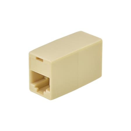 Monoprice CAT5E, RJ45, Straigt Inline Coupler, Beige 7280