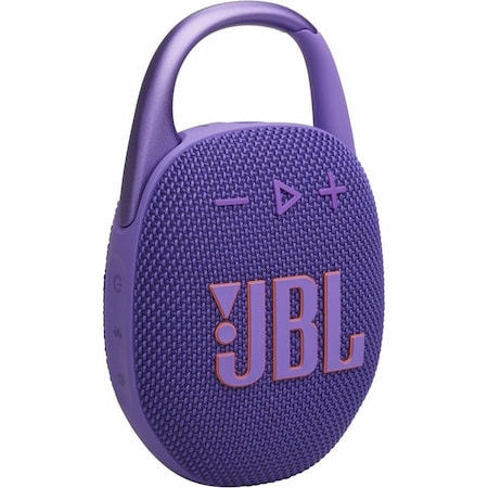 Jbl Portable Speaker with Bluetooth, built-in battery, waterproof and dustproof feature JBLCLIP5PURAM