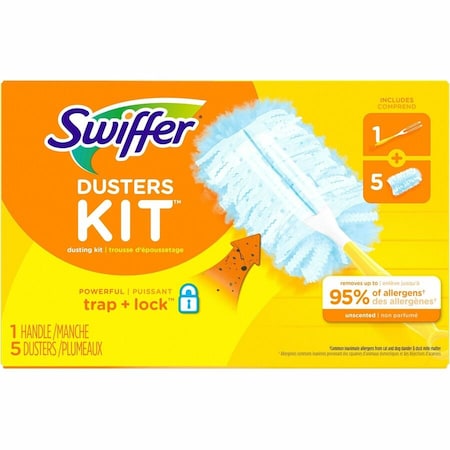 Swiffer Duster Starter Kit, Nonwoven Head, PK6 11804