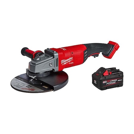 Milwaukee Tool M18 FUEL Grinder+M18 FORGE XC8.0 Battery 2785-20, 48-11-1881