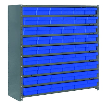 Quantum Storage Systems 7 SHELF CLOSED UNIT WITH 42 BINS CL1239-401601BL