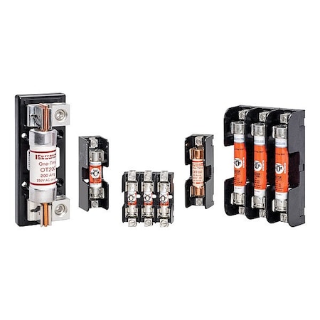 Mersen Fuse Block, 203.2 mm L, 250 V DC 22051R