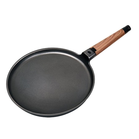 Pan De Molde 11 in. Non-Stick Cast Aluminum Crepe Pan with Soft Touch Handle PA3083423