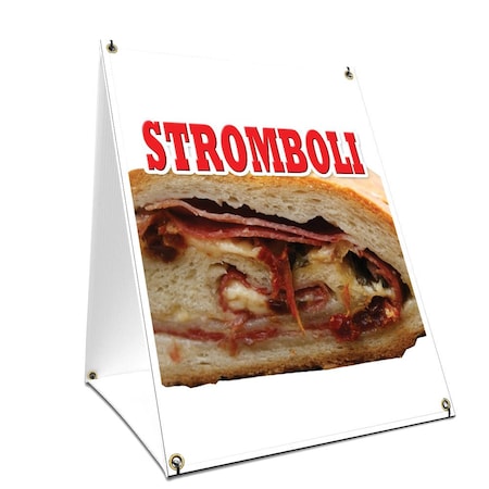 Signmission Stromboli, 36 Inch x 24 Inch A-frame Yard Sign, Plastic Sign SBC-2436-Stromboli