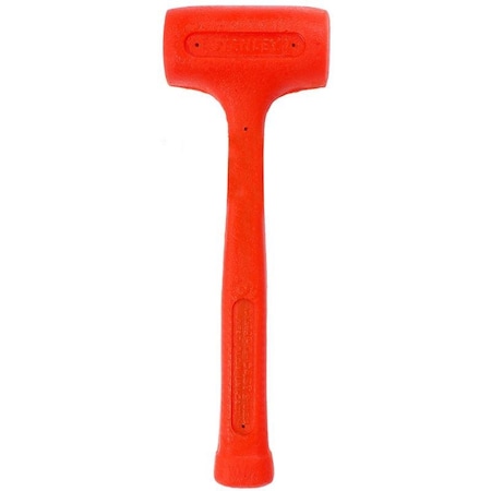 Stanley 18 oz Dead Blow Hammer Steel Head Steel and Composite Handle 57-531A