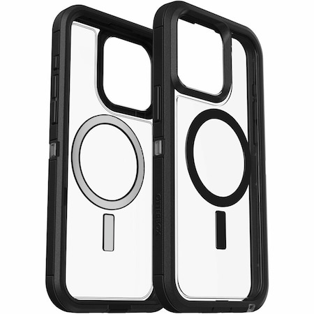 Otterbox Defender Pro Xt Clear Magsafe Case For Apple Iphone 15 Pro Max , Dark Side 77-93317