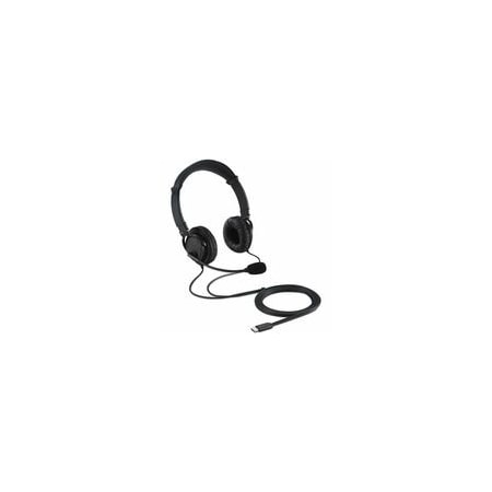 Kensington USB-C Hi-Fi Headphones with Mic - Stereo - USB Type C - Wired - Over-the-head - Binaural - Ear-cup K97457WW