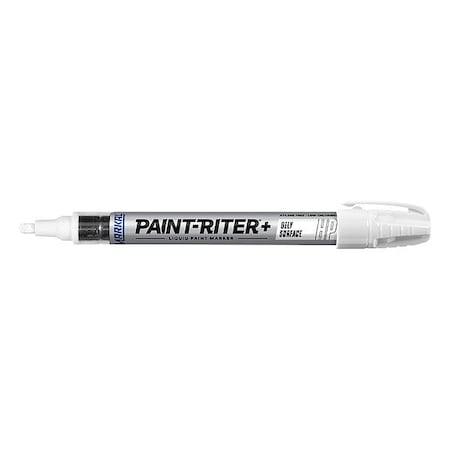 Markal Paint Marker, Medium Tip, White Color Family, Paint 96960